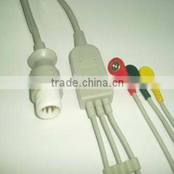 HP M1735A 3-pin ECG cable