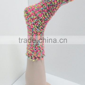 Lurex fuzzy confetti OEM socks