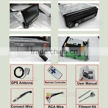 1din 7inch Touch Screen Car Dvd Radio Gps Navigation With Bluetooth