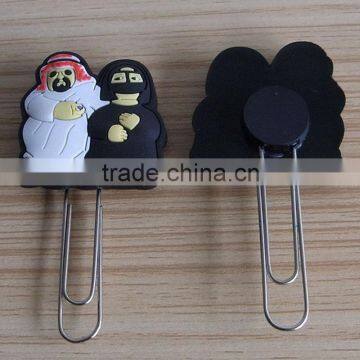 stationery gift, PVC note clip, custom paper clip