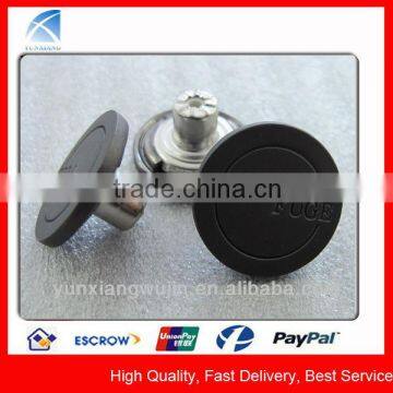 YX2366 Custom Metal Flat Shank Buttons for Jeans