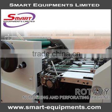 automatic numbering and perforating machine