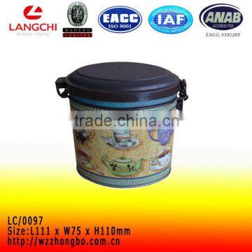 Wholesale rectangle tin can without lid for coffee