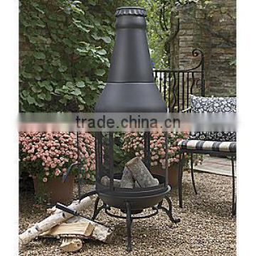 Heat resistant bottle shaped fire pit