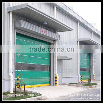 china transparent window design high performance fold up garage doors