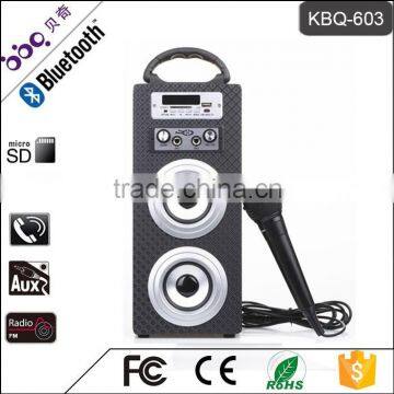 BBQ KBQ-603 10W 1200mAh Factory Karaoke Microphone and Speaker for Party                        
                                                Quality Choice