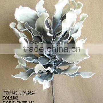 Canton Fair Decorative Artificial Dyed Eva Flower 35" Succulent long Stem for Home Decoration