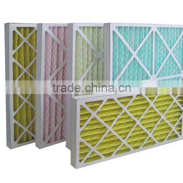 Foldaway pre-filter mesh pleated filter