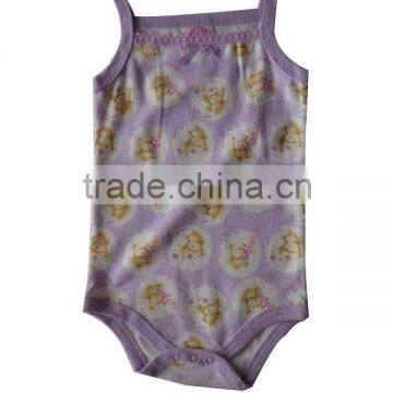 2013 newfashion printed summer rompers vest baby clothing