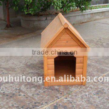 wooden dog kennel