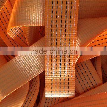 8T Heavy-lift Polyester Webbing Sling With Eye Hook for Lifting Cargo