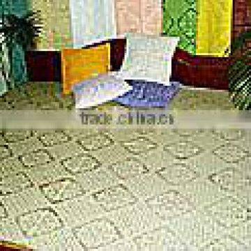 Bedspreads different design with shape pattern