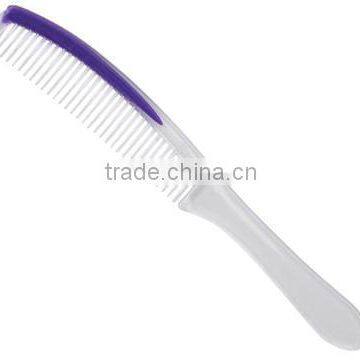 Hotel plastic disposable comb in white colour