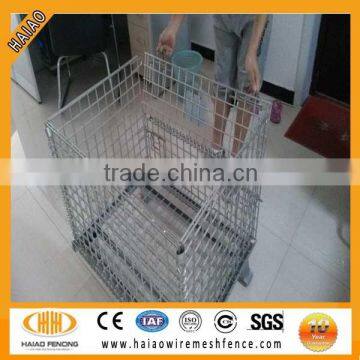 Alibaba Hot Sale!! stackable wholesale metal storage wire mesh container