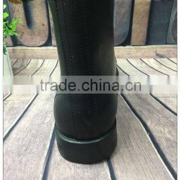 Man Dress Army Black Leather Officer Police Shoes photo-4