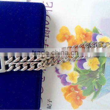 New Style Stainless Steel Jewelry Bracelet,stainless Steel Double Bracelet, Double Hand Bracelet AB031