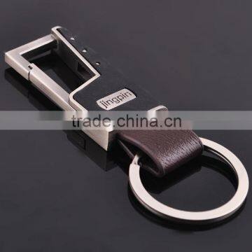 Manufacturers selling high-end men's key chain pendant Fashion Genuine leather key chain                        
                                                Quality Choice