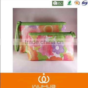 flower patterns cute cheap wholesale modella cosmetic bag