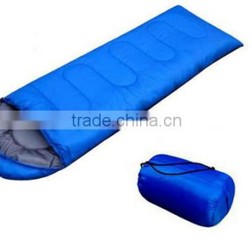 Easy to carry Single blue Warm Adult Sleeping Bag Outdoor Sports Camping Hiking