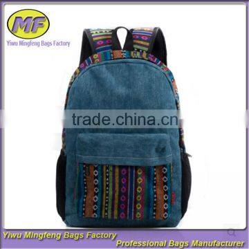 new style backpack bag fashion beautiful canvas backpack