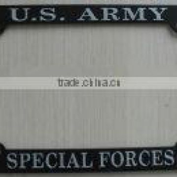 4-Hole Custom Aluminum License Plate Frame