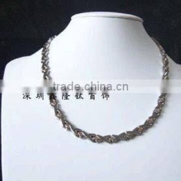 2016 statement chain necklace titanium bio magnetic necklace