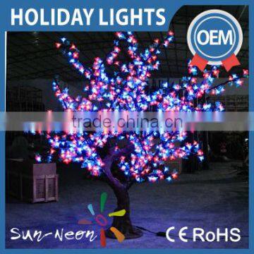 Holiday Outdoor Led Tree Light/led Lighted Cherry Tree/artificial Cherry Tree