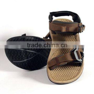 Leather sandal slipper for men