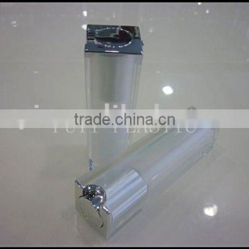 Square Acrylic airless lotion bottle for cosmetic packaging