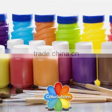 2015 colorlutions all kinds of jar non toxic acrylic paint