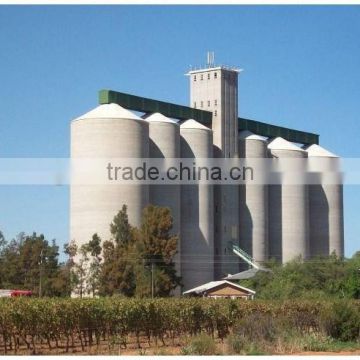 Stainless steel silo for grain storage