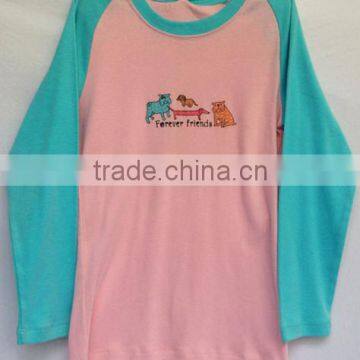 High quality ladies cheap deep v-neck t shirt,plain dyed tight fit t shirt wholesale china