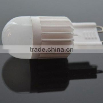 China factory price ceramic pc 360 degree g9 led light bulb