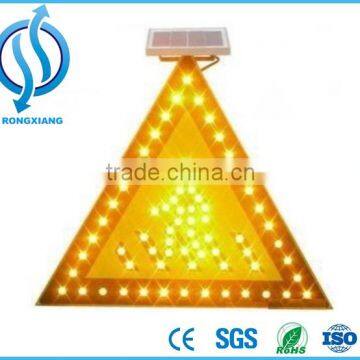 Pedestrian Solar Traffic LED Sign for Slow Down/High Brightness Solar Traffic Reflective LED Warning Signs