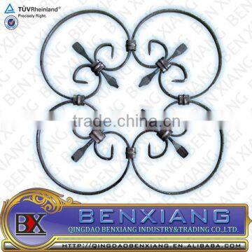 ornamenatl wrought iron rosette iron main gate design