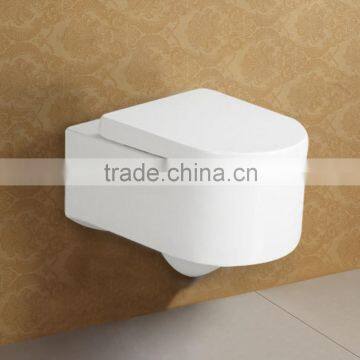 Wall Mounted Soft Closing Seat Cover WC Toilet