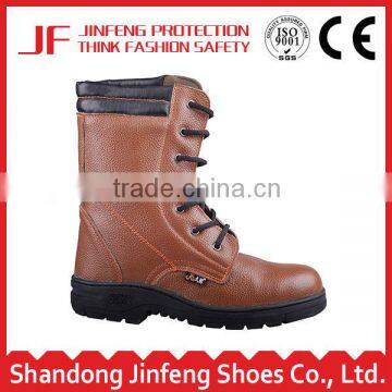 groundwork mining industry brown italian leather rubber sole soft sole boots men s3 leather safety boots