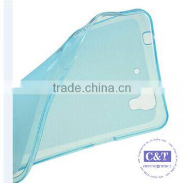 C&T Ultra-thin Back Cover Clear Plain Clear TPU Rubber Skin Case for Coolpad Dashen F2 photo-6