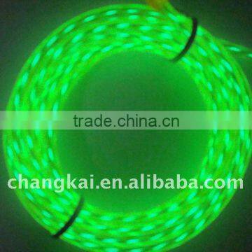 High Brightness Lemon EL chasing wire