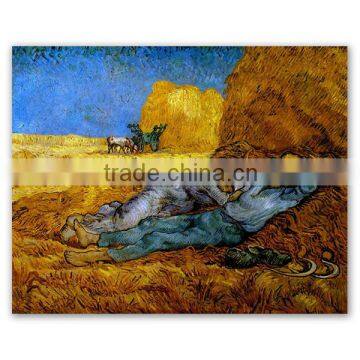 Famous Painting Rest Work after Millet by van gogh