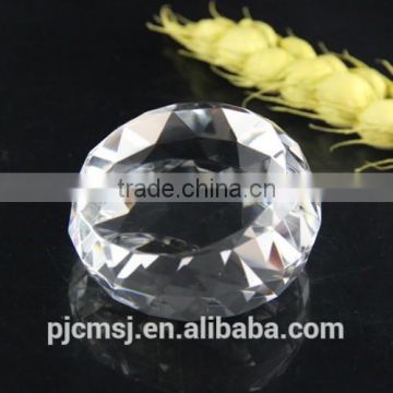 Clear Faceted Crystal Paperweight for Office OSM032