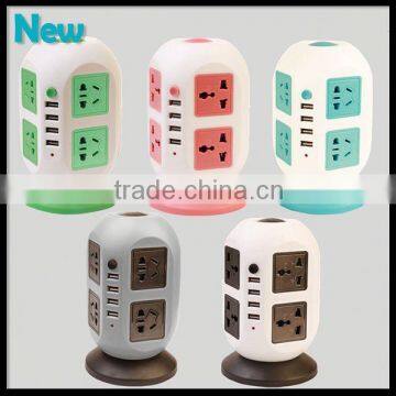 8 Outlets American Wall Extention Socket With Usb Port