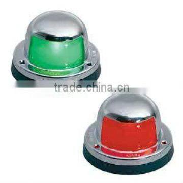 Stainless Steel Hood Bi-Colored Boat Bow Light