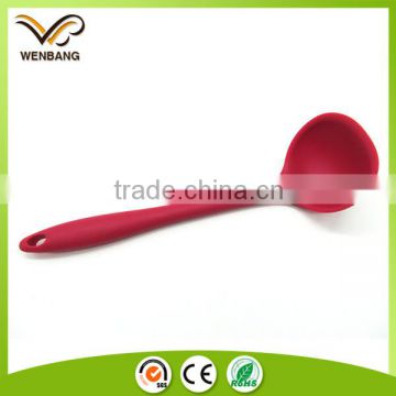 Kitchen silicone soup ladle