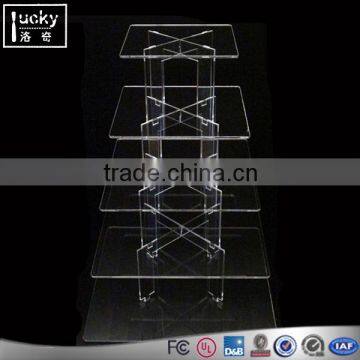 5/6 layer square wedding *party cake display rack custom shape cupcake display stand