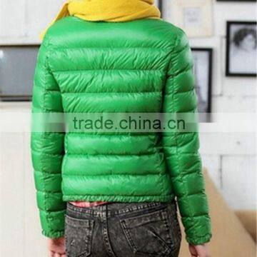 2016 Fashion Famous Brand Womens Lightweight Orange Duck Down Jacket photo-6