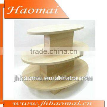 3 Tier Oval Clothing Table,retail display table,tiered display table,store display table