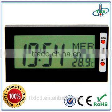 2014 car temperature meter & electronic calendar with clock DTH-05