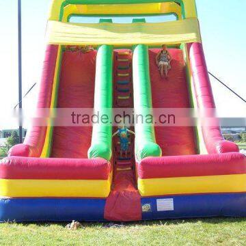 2015 cheap gaint inflatable entertainment slide / beach slide fun equipment for children for sale made in china