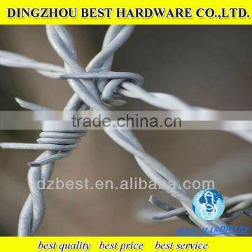 galvanized twist barbed wire